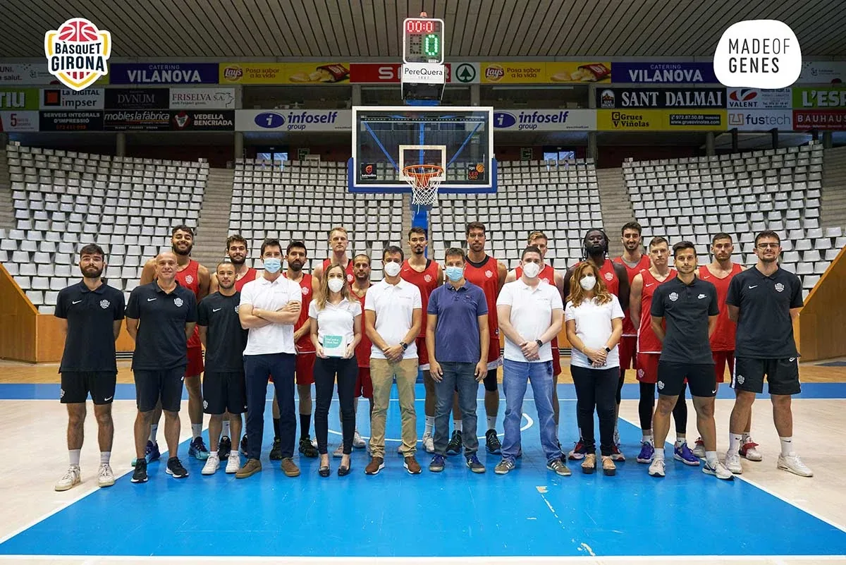 Bàsquet Girona and Made of Genes partnership