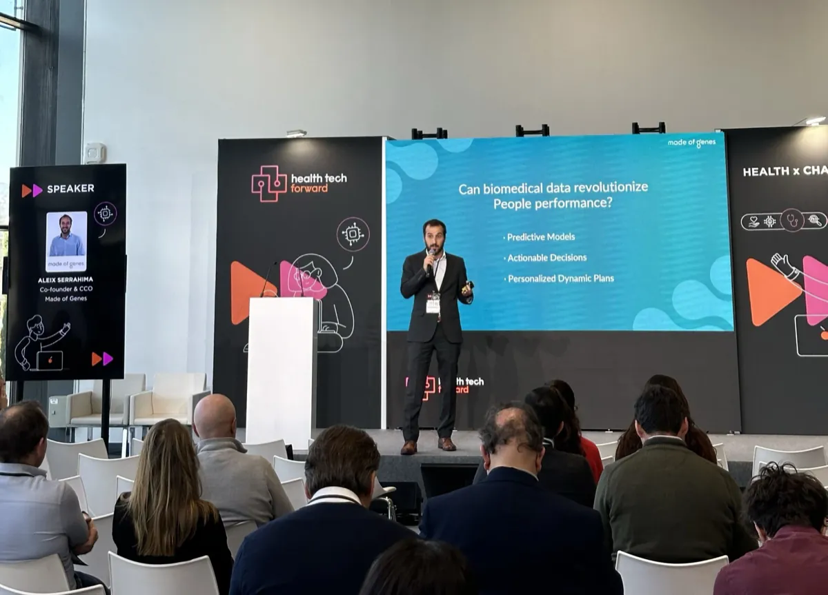 Aleix Serrahima at Health Tech Forward Barcelona