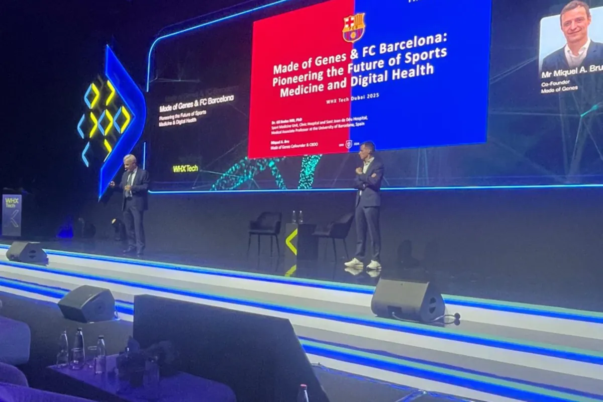 Dr. Gil Rodas y Miquel A. Bru en WHXTech Dubai